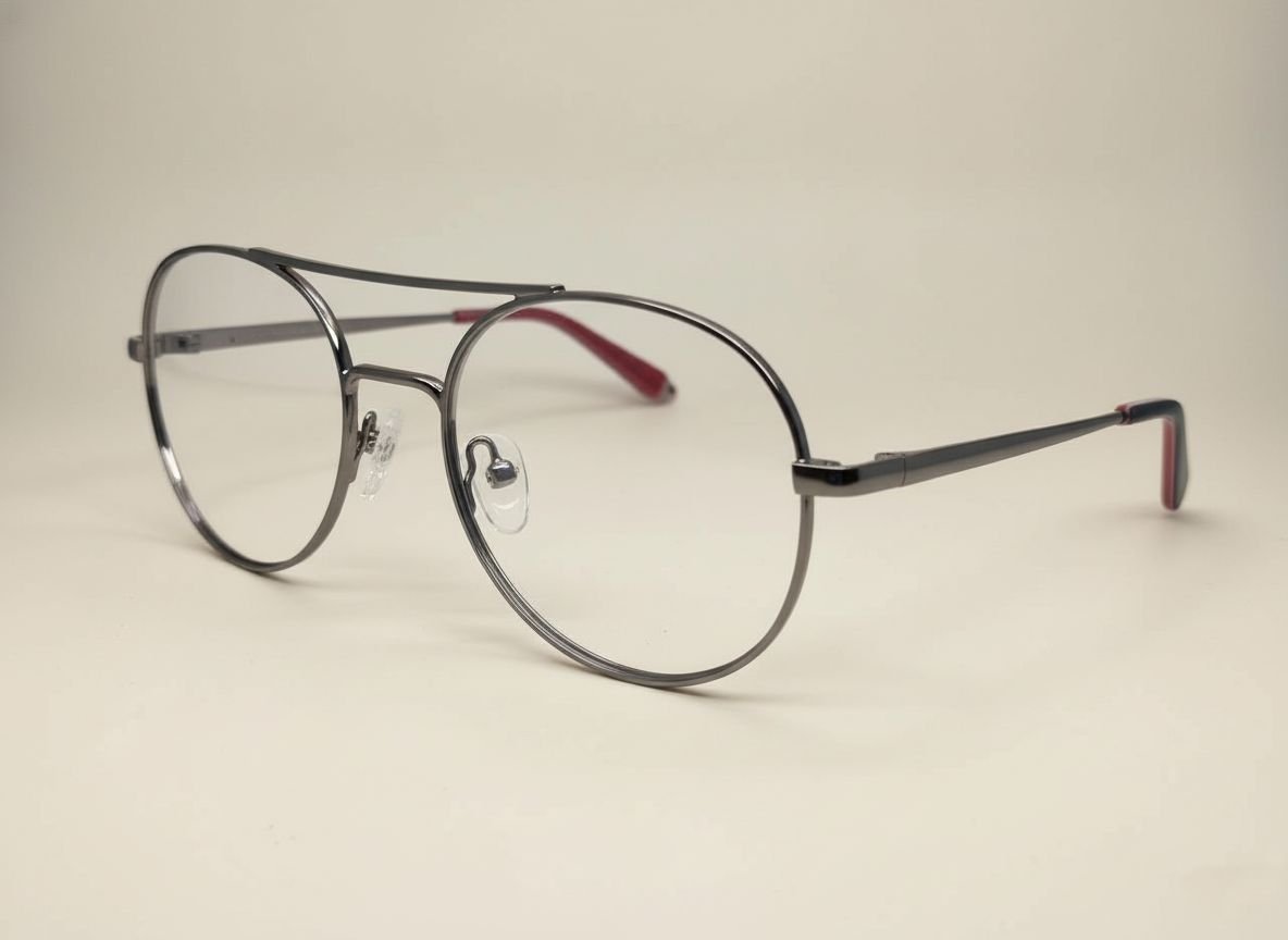 Luxury Silver Metal Aviator Edition